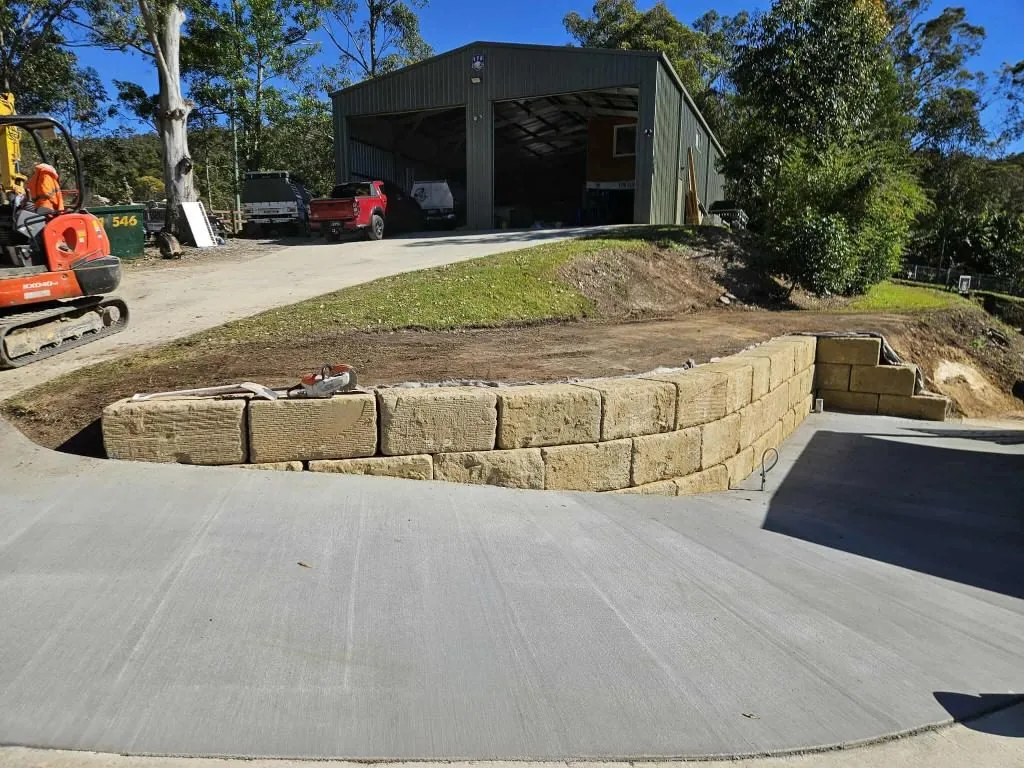 Driveways by BD Excavation Services on the Gold Coast