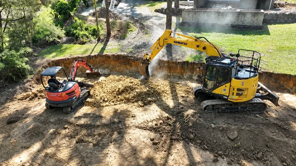 Excavation by BD Excavation Services on the Gold Coast